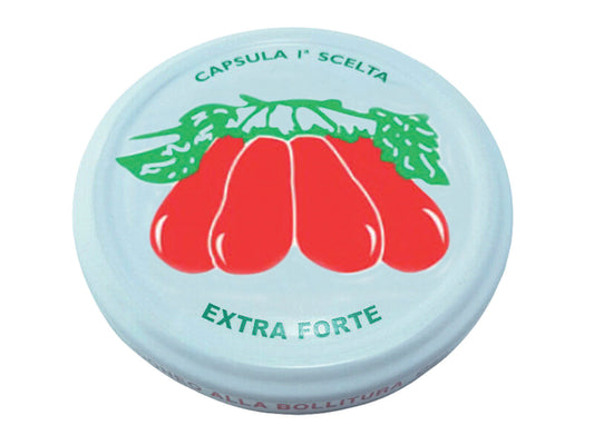 Tappi Pomodoro Vasi Vetro confezione da 100 pezzi – 63 mm