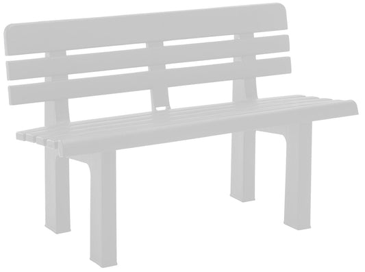 Panchine Resina Genziana – Bianche
