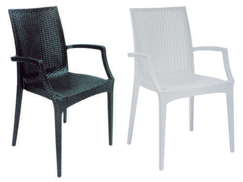 Poltrone Rattan Bistrot – Antracite