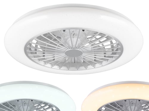 Plafoniere LED Trio con ventil. Stralsund – Default Title
