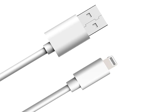 Cavo Usb-a // Mfi 2,4A Bianco 1 m – Default Title