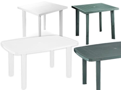 Tavoli Resina – Fiocco 80X75 Antracite