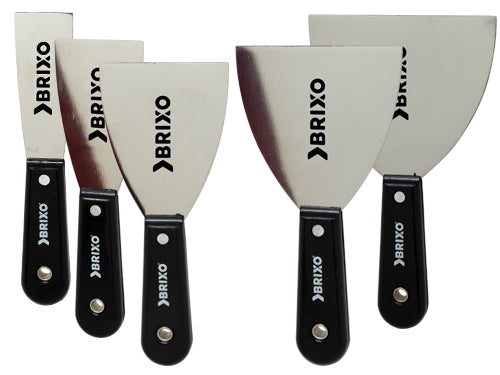 Spatole Brixo INOX con manico plastica 4 cm – Default Title