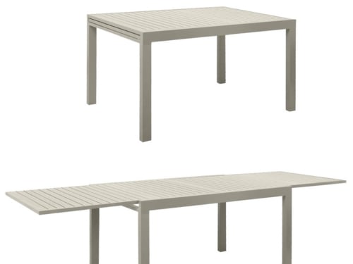 Tavoli Esten. 80 cm/160X80X75H Tortora – Default Title