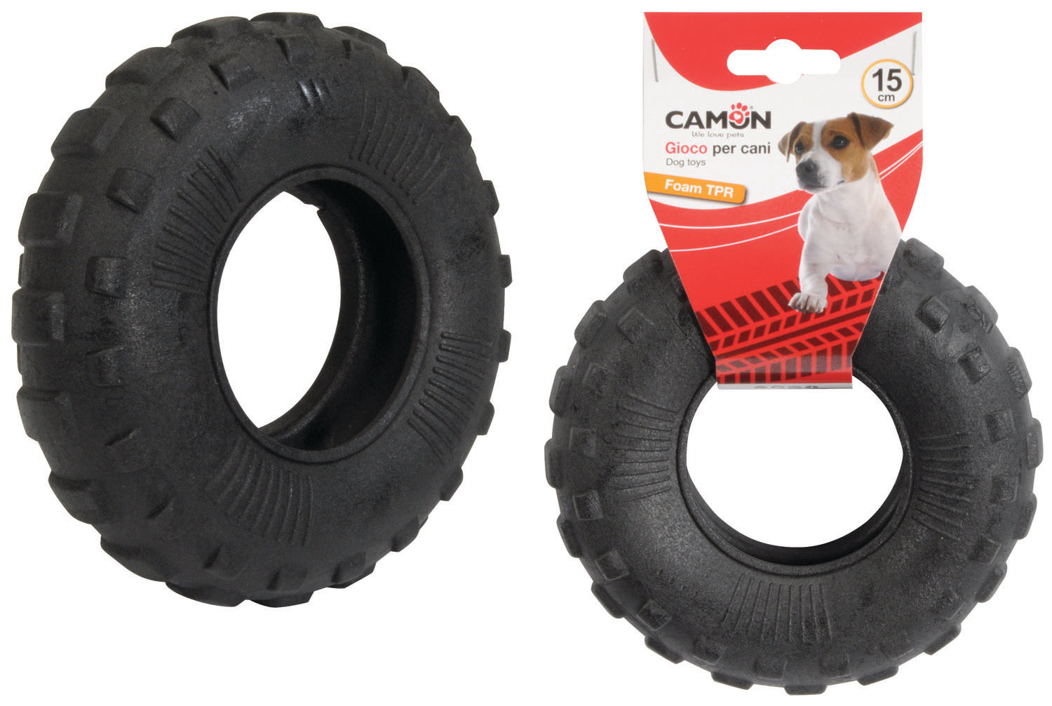 Giochi Camon Pneumatico per cani – 15 cm