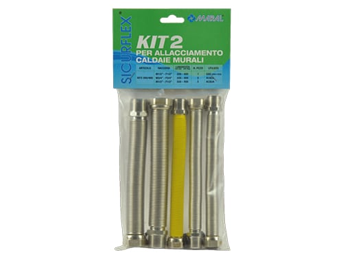 Kit Raccordi INOX ESTEN.MF.1/2 per caldaia – Default Title