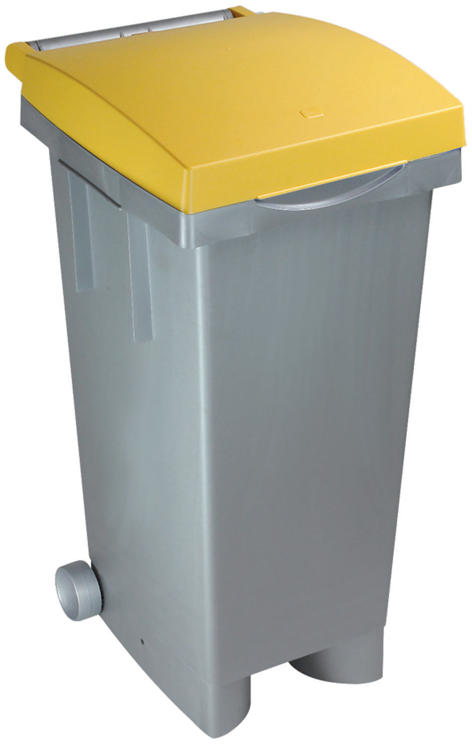 Bidoni Tata Quadri con ruote 80 L – Gialli