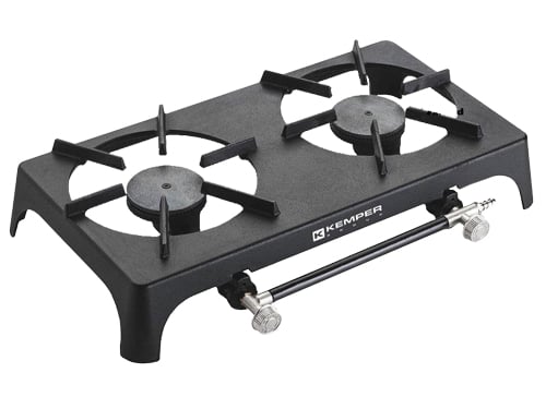 Fornelloni Gas Kemper 2 Fuochi 37 × 51 cm – Default Title