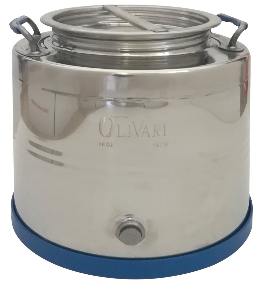 Bidoni contenitori inox per olio OliVari Blindo