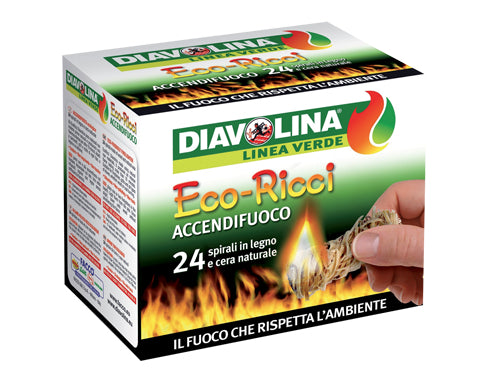 Diavolina accendifuoco eco Ricci 24 pezzi – Default Title