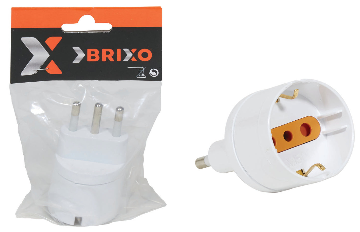 Adattatori Schuko Brixo 10A+T – Default Title
