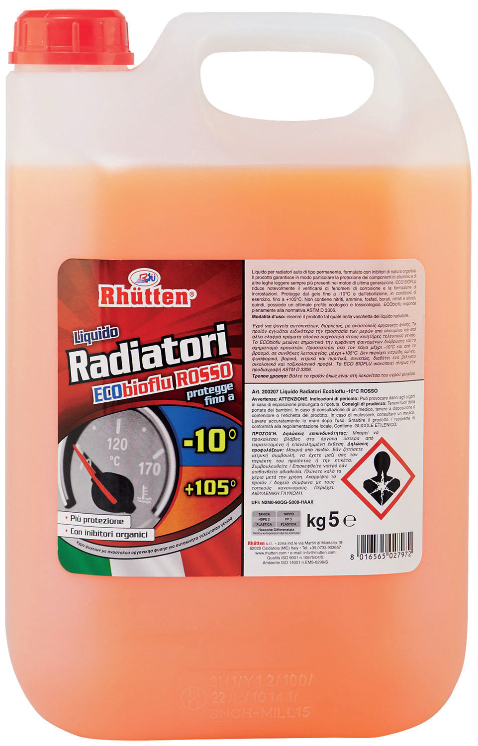 Liquido Radiatori -10 Rosso – 5 kg