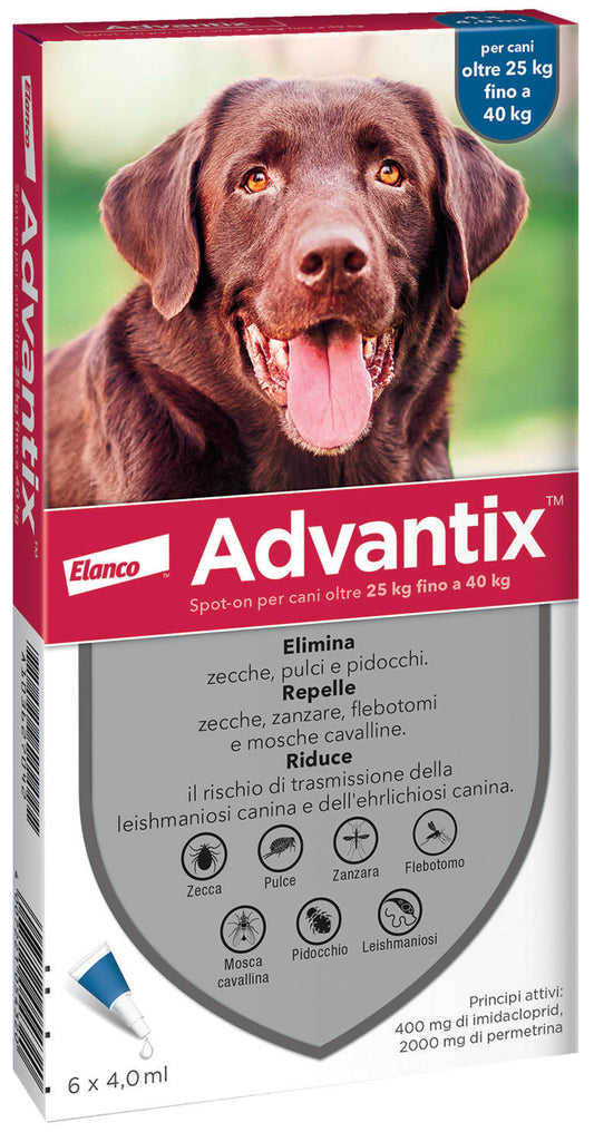 Advantix Cani >25 kg confezione da 6 pezzi – cod. 90204405 – Default Title