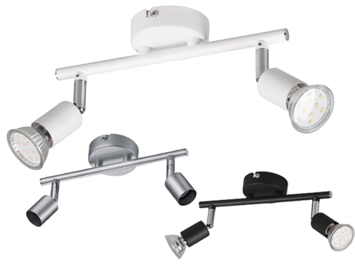Faretti Soffitto Trio Paris 2 Luci – Bianc