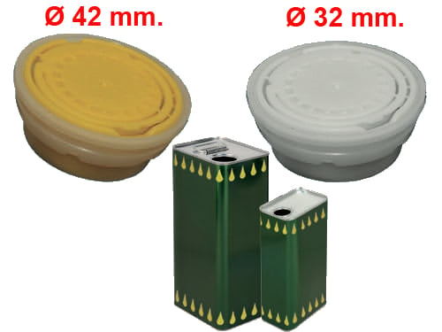 Tappi Plastica per lattine – D32 confezione da 10 pezzi