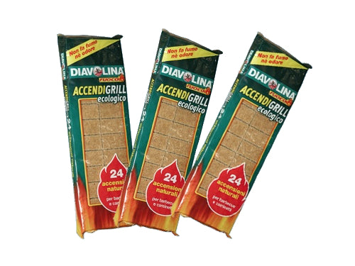 Diavolina accendifuoco ecologica 24 Cubi – Default Title