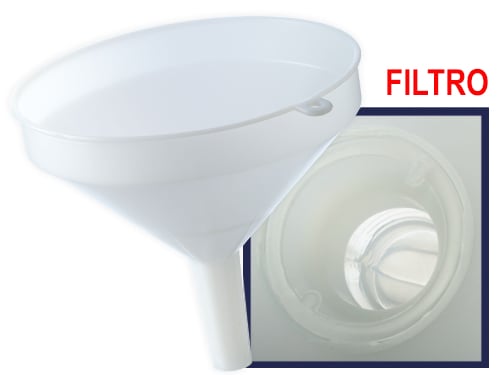 Imbuti Plastica con filtro – Ø 25 -04150