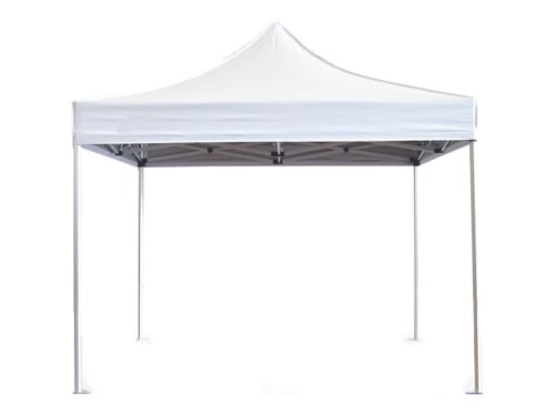 Gazebo pieghevole market 3 × 3 × 3 m Bianco JU061 – Default Title