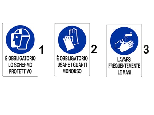 Cartelli Obbligo Schermo Protettivo – Default Title