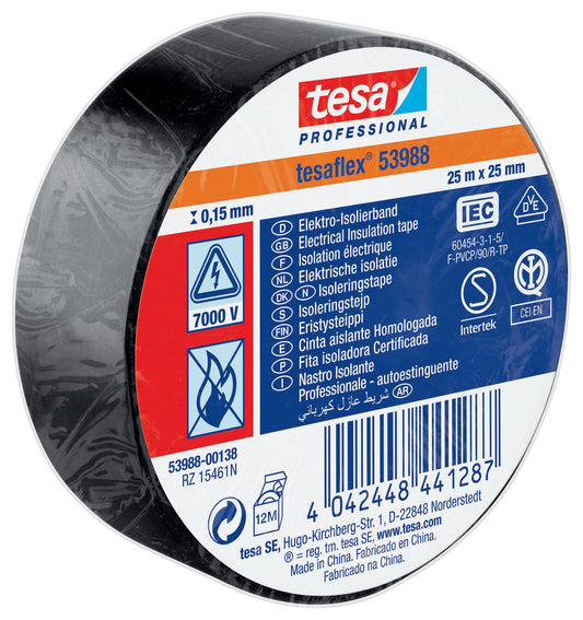 Nastri Isolanti Tesa Nero Imq 25 × 2,5 mCM – Default Title