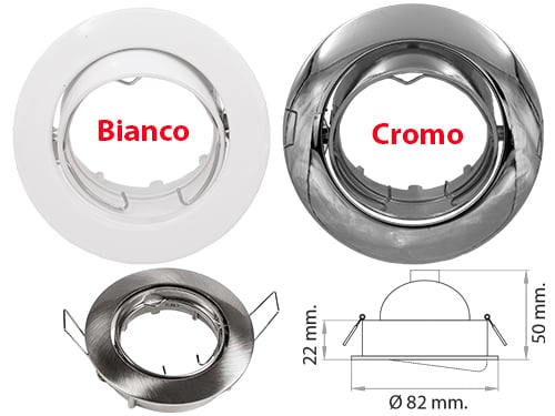 Faretti Incasso – ORIENTAB.-DIKOR230/BI/SL