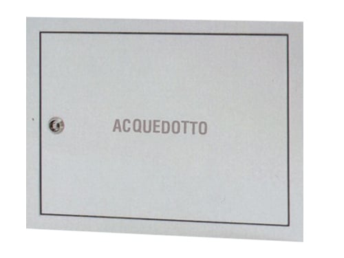 Sportelli zincato per Contatori Acqua – 30X30