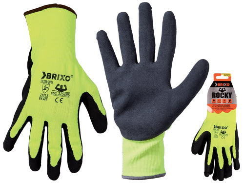Guanti Brixo Rocky ACRIL.SPANDEX/LATT.SCHIUM. – M