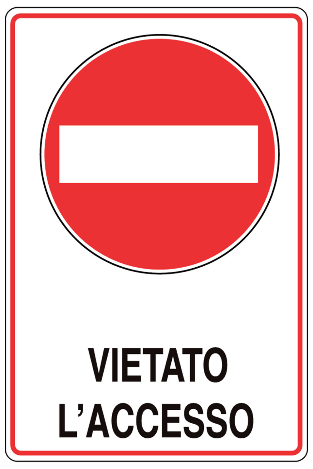 Cartelli Vietato L'accesso A3633 – Default Title