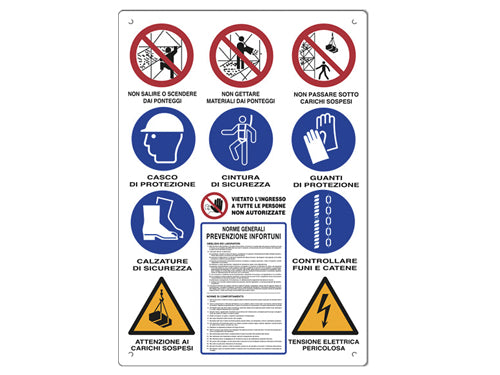 Cartelli per cantieri 12NORME 80 × 120 cm – Default Title