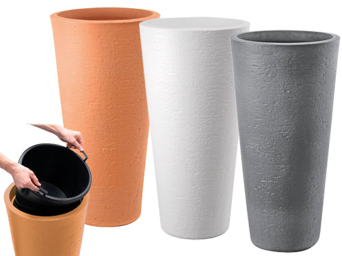 Vasi Tirso Plus – Terracotta HL.78 cm. Ø 40