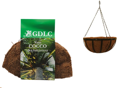 Vaso Cocco Ecosostenibile Catena – 30 cm