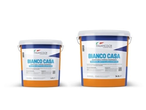 Idropittura Traspirante Tempera Bianco Casa – 14 L
