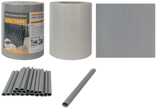 Fasce Stuoia Frangivista PVC 35 m – Grigia
