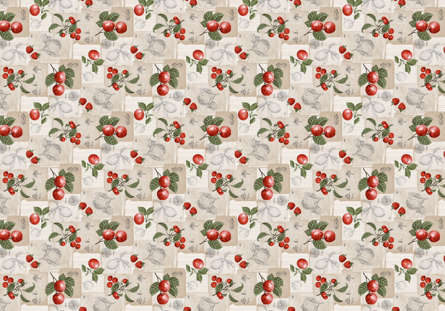 Tovagliati Quadri con frutta altezza 140 -4Q8-01 – Default Title