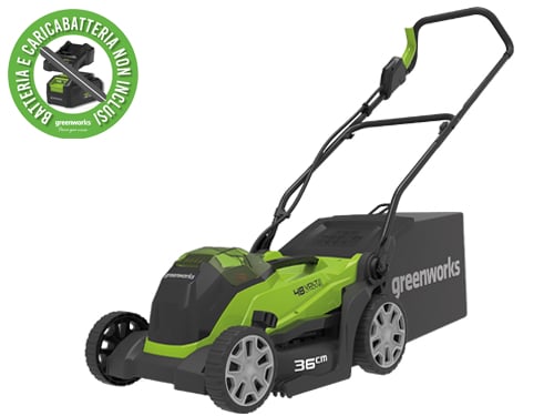 Tosaerba batteria 48V Greenworks G48LM36