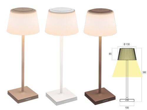 Lampade LED ricambio Margo' 4W – Tortora