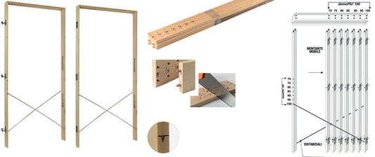 Controtelai Legno CM – 70/100X10,5XH.215