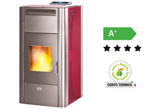 Termostufe Pellet Queen Idro 24 Bordeaux – Default Title
