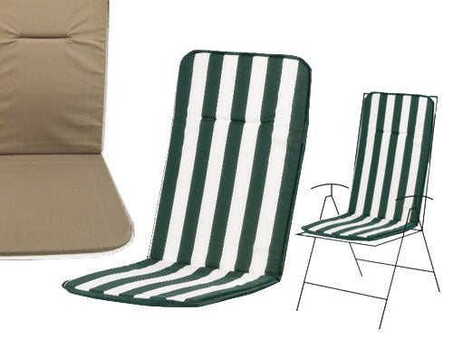 Cuscini Action – B/VERDE Schienale Alto