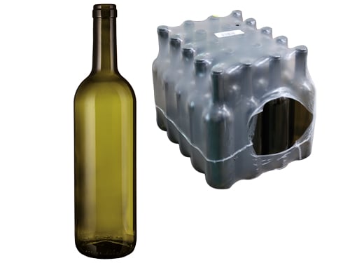 Bottiglie Vetro Bordolesi 750 ml. – confezione da 20 pezzi
