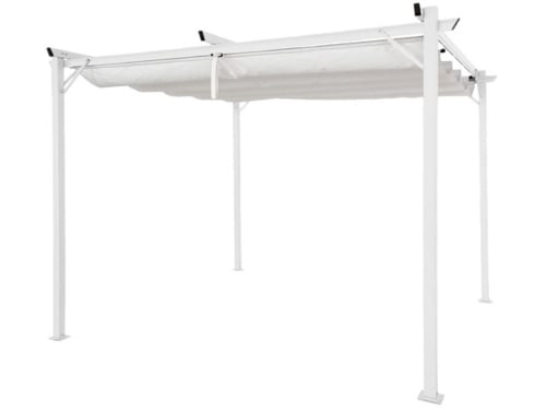 Pergole in Acciaio 3 × 3 m Bianco – Default Title