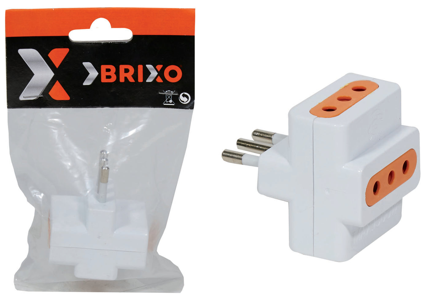 Adattatori Triplici Brixo – 16A+T