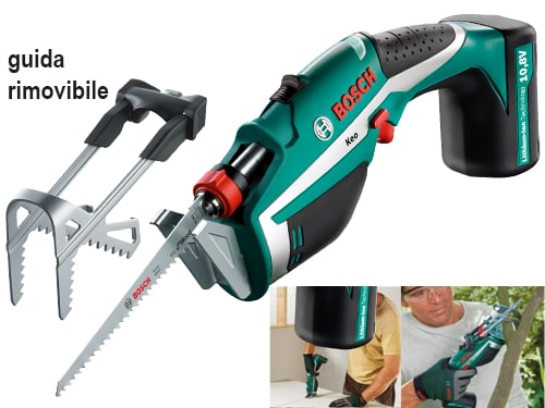 Seghe Potatrici seghetti batteria 10,8V Bosch Li Keo