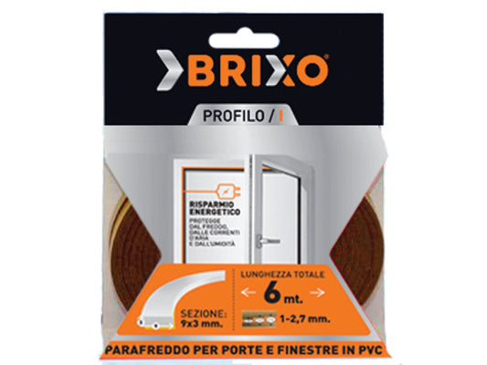 Parafreddo PVC Brixo 9X3 – Marrone 6 m