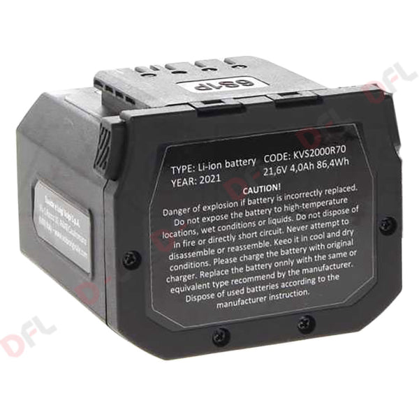 Batteria Volpi al litio 14,4 V 4,0 Ah per PVS5500 e PVS5001