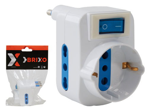 Adattatori Triplici Brixo con interruttore – Default Title
