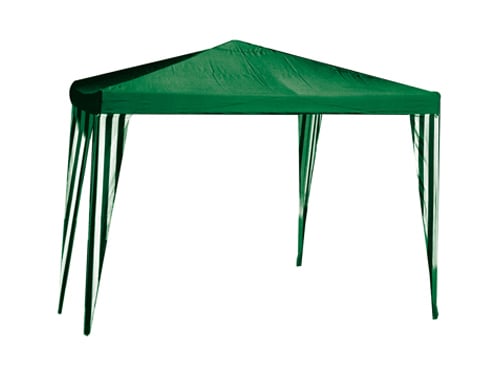 Gazebo Tropikana – 3 × 3 m BIANCO/VERDE