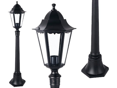 Lanterne Minerva Nero Su Piantana 120 cm – Default Title