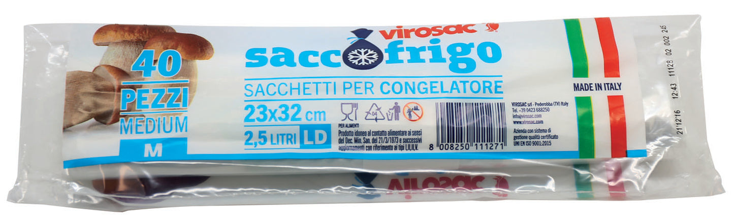 Buste Congelatore – 40 pezzi 23 × 32 cm -111271