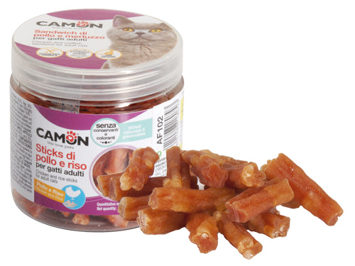 Snack Camon Gatti 6 pezzi 60 g Pollo&riso – Default Title